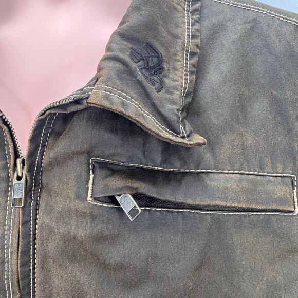 Legendary Whitetails Men's Original Deer Gear Jacket sz Large Tall Retro Grunge - Picture 6 of 10